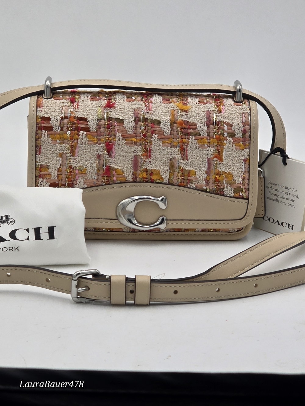 💥NEW💥Coach Bandit Crossbody In Tweed